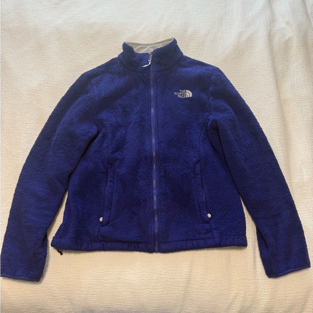 The North Face Purple Fleece Jacket Women’s S/P Small Petite Full Zip